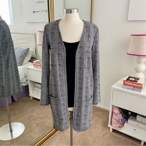 Max Studio Houndstooth Duster
